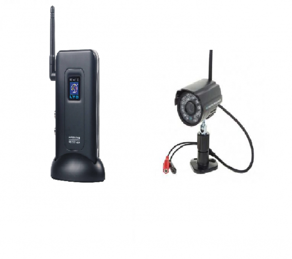 2 4GHz Wireless Digital Camera Security Kit with 24 IR LED Night Vision